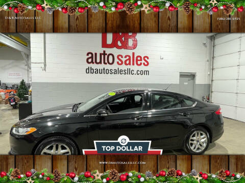 2013 Ford Fusion for sale at D & B Auto Sales LLC in Harrison Township MI