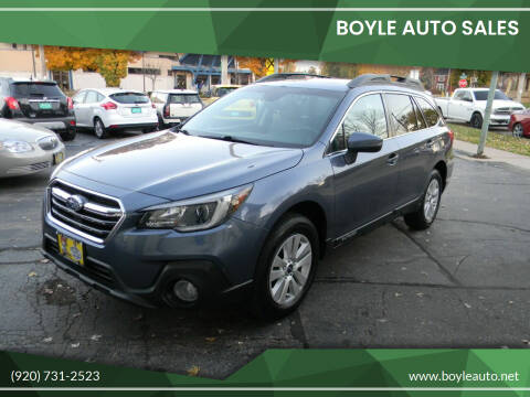 2018 Subaru Outback for sale at Boyle Auto Sales in Appleton WI