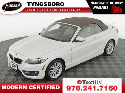 2016 BMW 2 Series for sale at Modern Auto Sales in Tyngsboro MA