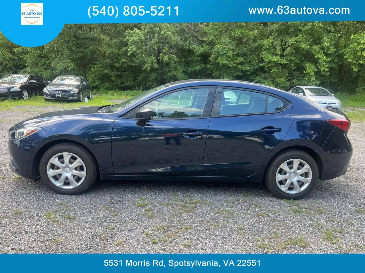 2015 Mazda Mazda3 for sale at 63 Auto Inc in Spotsylvania, VA