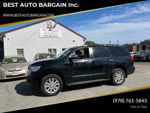 2013 Toyota Sequoia for sale at BEST AUTO BARGAIN inc. in Lowell MA