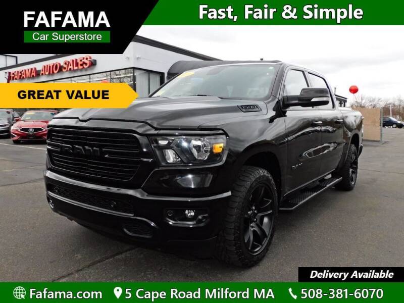 2020 RAM 1500 for sale at FAFAMA AUTO SALES Inc in Milford MA