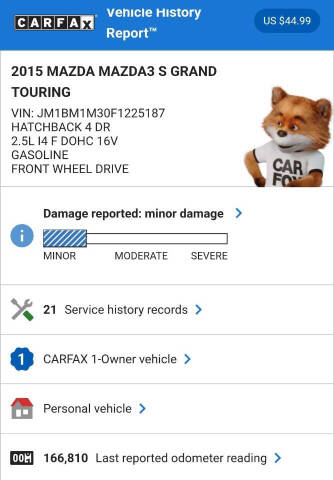 2015 Mazda MAZDA3 s Grand Touring