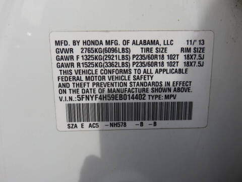 2014 Honda Pilot EX-L