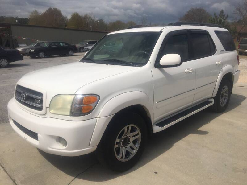 2004 Toyota Sequoia for sale at Carolina Car Co INC in Greenwood SC