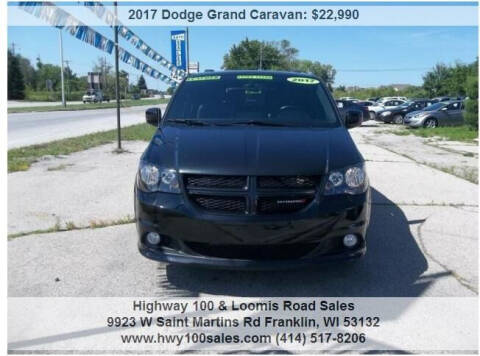 2017 Dodge Grand Caravan for sale at Highway 100 & Loomis Road Sales in Franklin WI