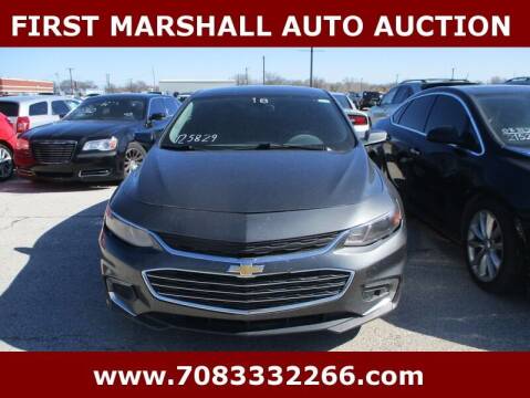 2018 Chevrolet Malibu for sale at First Marshall Auto Auction in Harvey IL