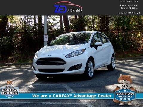 2016 Ford Fiesta for sale at Zed Motors in Raleigh NC