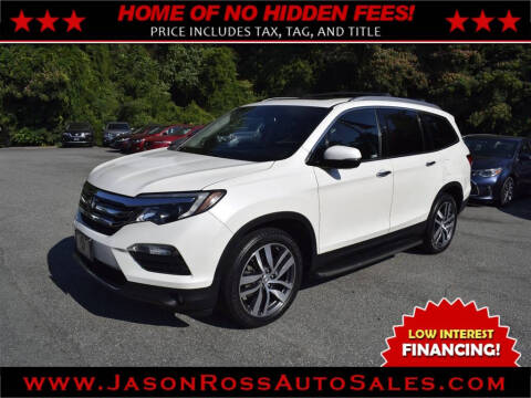 2017 Honda Pilot for sale at Jason Ross Auto Sales in Burlington NC