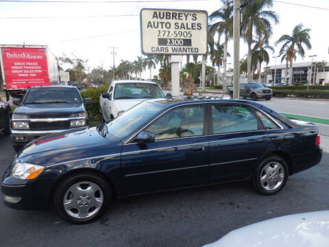 2004 Toyota Avalon for sale at Aubrey's Auto Sales in Delray Beach FL
