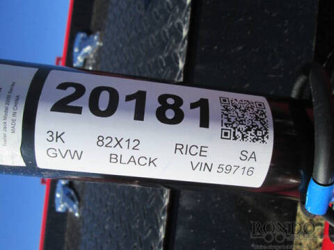 2026 Rice Trailers Single Axle Utility SST8212