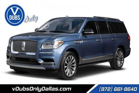 2019 Lincoln Navigator L for sale at VDUBS ONLY in Plano TX