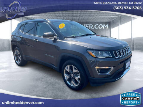 2017 Jeep Compass for sale at Unlimited Auto Sales in Denver CO