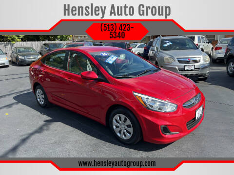 2016 Hyundai Accent for sale at Hensley Auto Group in Middletown OH