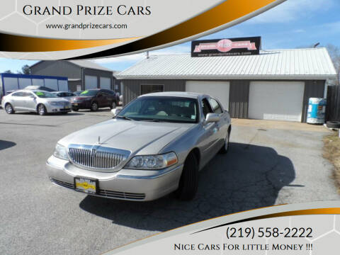 2009 Lincoln Town Car for sale at Grand Prize Cars in Cedar Lake IN