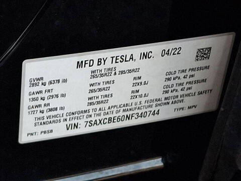 2022 Tesla Model X Plaid
