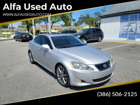 2008 Lexus IS 250 for sale at Alfa Used Auto in Holly Hill FL