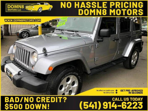 2014 Jeep Wrangler Unlimited for sale at Deals on Wheels of the Northwest LLC in Springfield OR