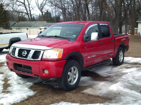 2012 Nissan Titan for sale at LAKESIDE MOTORS LLC in Houghton Lake MI