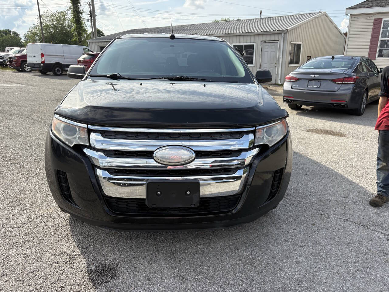 Black 2013 Ford Edge SE AWD SE 4dr Crossover 2