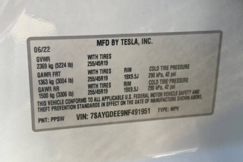 2022 Tesla Model Y Long Range