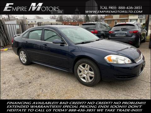 2012 Chevrolet Impala for sale at Empire Motors LTD in Cleveland OH