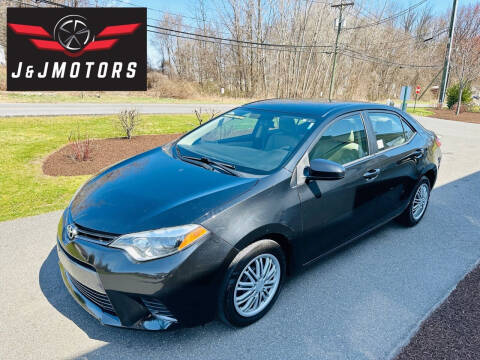 2015 Toyota Corolla for sale at J & J MOTORS in New Milford CT