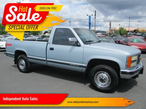 1990 GMC Sierra 2500 for sale at Independent Auto Sales in Spokane Valley WA