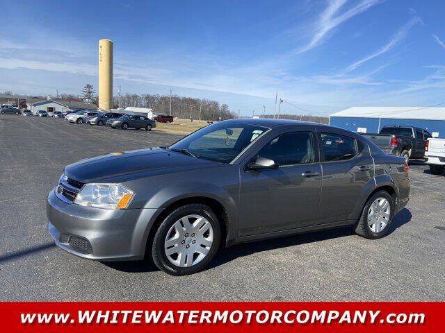 2012 Dodge Avenger for sale at WHITEWATER MOTOR CO in Milan IN