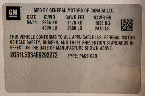 2014 Cadillac XTS 3.6L V6