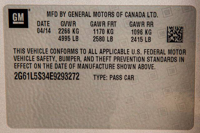 2014 Cadillac XTS 3.6L V6