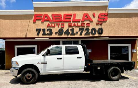 2018 RAM Ram Chassis 3500 for sale at Fabela's Auto Sales Inc. in South Houston TX