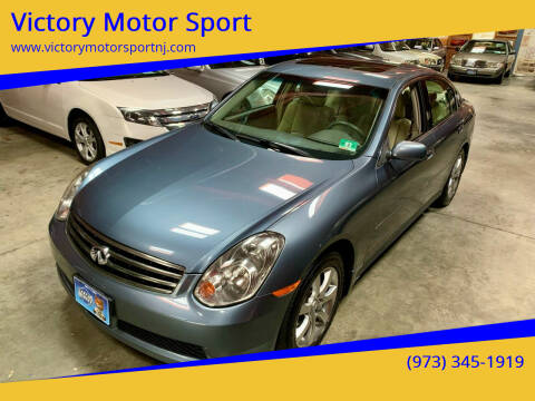 2006 Infiniti G35 for sale at Victory Motor Sport in Paterson NJ