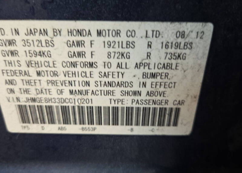 2013 Honda Fit