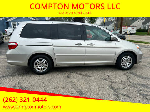 2007 Honda Odyssey for sale at COMPTON MOTORS LLC in Sturtevant WI