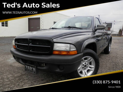 2003 Dodge Dakota for sale at Ted's Auto Sales in Louisville OH