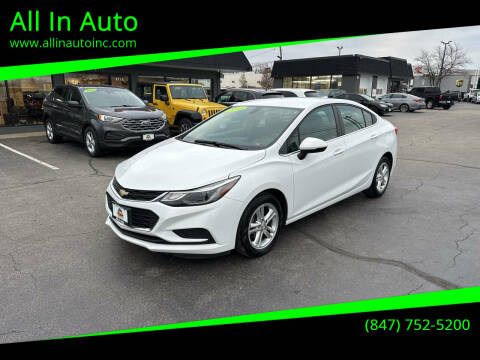 2018 Chevrolet Cruze for sale at All In Auto in Palatine IL