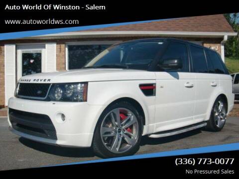 2013 Land Rover Range Rover Sport for sale at Auto World Of Winston - Salem in Winston Salem NC