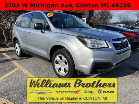 2018 Subaru Forester for sale at Williams Brothers Pre-Owned Clinton in Clinton MI