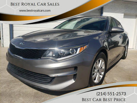 2016 Kia Optima for sale at Best Royal Car Sales in Dallas TX