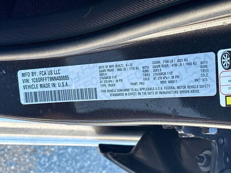 2022 RAM 1500