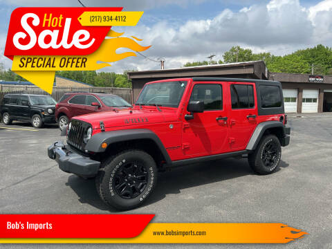 2017 Jeep Wrangler Unlimited for sale at Bob's Imports in Clinton IL