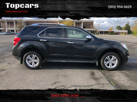 2012 Chevrolet Equinox for sale at Topcars in Wilsonville OR