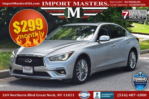 2018 Infiniti Q50 for sale at Import Masters in Great Neck NY