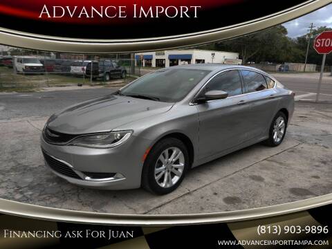 2015 Chrysler 200 for sale at Advance Import in Tampa FL