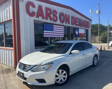 2016 Nissan Altima for sale at Cars On Demand 3 in Pasadena TX
