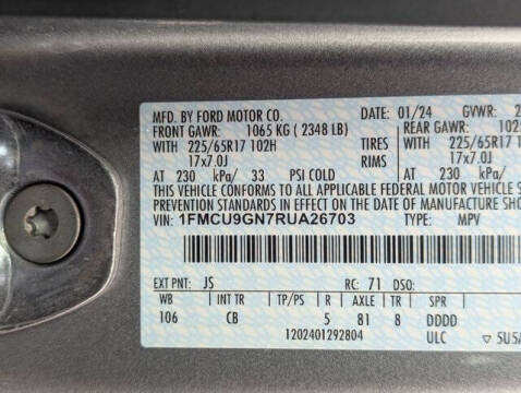 2024 Ford Escape Active