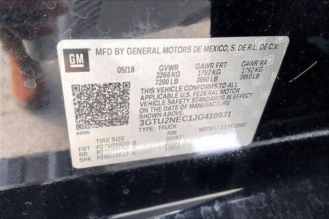 2018 GMC Sierra 1500