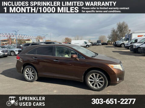 2009 Toyota Venza for sale at Sprinkler Used Cars in Longmont CO