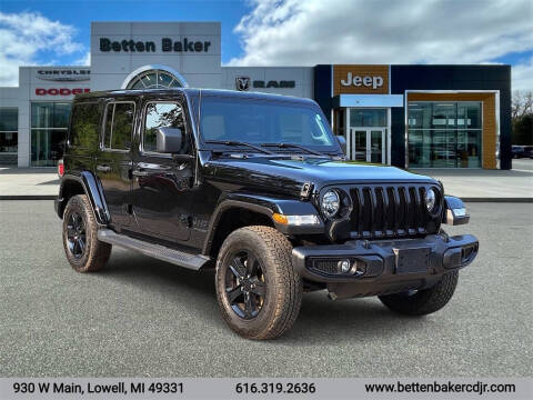 2021 Jeep Wrangler Unlimited for sale at Betten Baker Chrysler Dodge Jeep Ram in Lowell MI